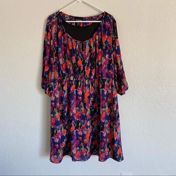 Lane Bryant Dresses & Skirts - Lane Bryant Watercolor Dress Size 22/24